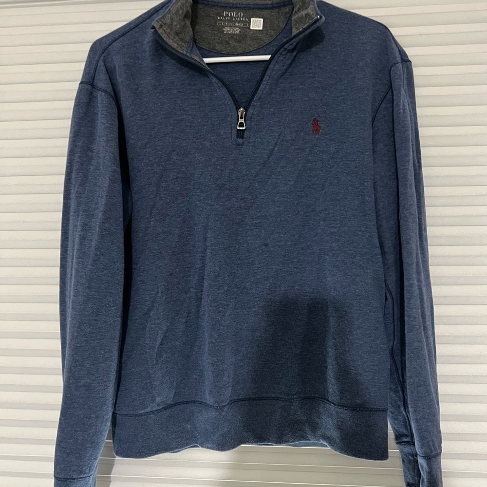 Polo by Ralph Lauren Blue Zip Up Sweater